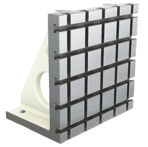 Angle plates, grey cast iron, wide with T-slots