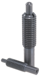 Pressori a molla con esagono incassato e puntale, modello lungo Pressori a molla con esagono incassato e puntale, modello lungo