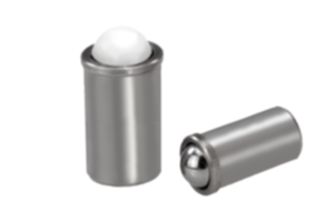 Pressori a molla modello liscio, lungo, acciaio inox Pressori a molla modello liscio, lungo, acciaio inox