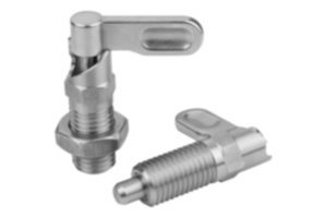 Cam action indexing plunger stainless steel, with stop Cam action indexing plunger stainless steel, with stop