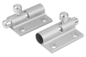 Barrel locks with return spring aluminium grip to left or right Barrel locks with return spring aluminium grip to left or right