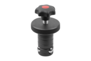 Cilindro di posizionamento Ball Lock in acciaio con pomello a lobi Cilindro di posizionamento Ball Lock in acciaio con pomello a lobi
