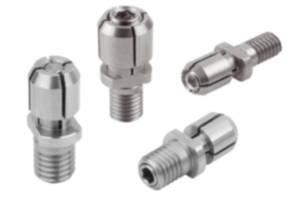 Mandrel collet for small bores