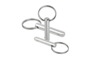 Perni di fissaggio con anello in acciaio inox Perni di fissaggio con anello in acciaio inox