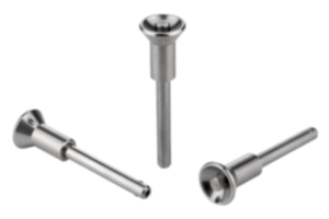 Imbastitori a sfere con impugnatura a fungo in acciaio inox Imbastitori a sfere con impugnatura a fungo in acciaio inox