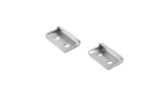 Ganci di riscontro per chiusure a leva con staffa in lamiera, forza fino a 4000N, regolabili, versione lunga Ganci di riscontro per chiusure a leva con staffa in lamiera, forza fino a 4000N, regolabili, versione lunga