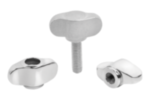 Wing grips "Miniwing" stainless steel - inch Wing grips "Miniwing" stainless steel - inch
