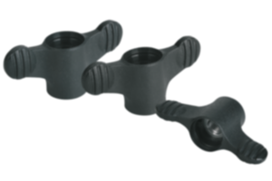 Wing grips tapped through - inch Wing grips tapped through - inch