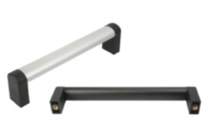 Rohrgriffe Aluminium mit Kunststoff-Griffschenkel Rohrgriffe Aluminium mit Kunststoff-Griffschenkel