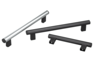 Rohrgriffe Aluminium mit Kunststoff-Rohrhalter Rohrgriffe Aluminium mit Kunststoff-Rohrhalter