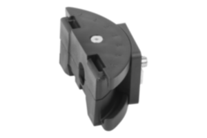 Adapter Kunststoff antistatisch für Profilnut, schwenkbar Adapter Kunststoff antistatisch für Profilnut, schwenkbar