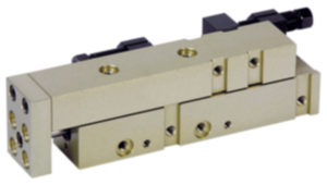 Moduli lineari pneumatici con guida a ricircolo di sfere, capacità di carico max. 12 N Moduli lineari pneumatici con guida a ricircolo di sfere, capacità di carico max. 12 N