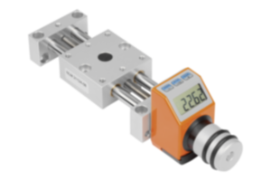 Positioning stages, long with electronic position indicator Positioning stages, long with electronic position indicator