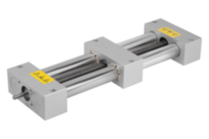 Unità lineari a doppio tubo con vite trapezoidale Unità lineari a doppio tubo con vite trapezoidale