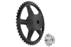 Ruote dentate semplici 3/4“ x 7/16“ DIN ISO 606 Ruote dentate semplici 3/4“ x 7/16“ DIN ISO 606