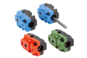 Riduttore a coppia conica Corpo in plastica Riduttore a coppia conica Corpo in plastica