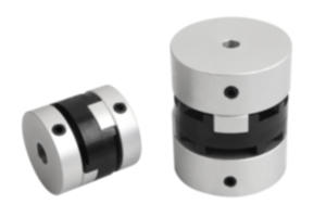 Oldham-type couplings clamping with grub screw