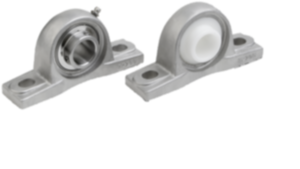 Unità cuscinetto con supporto ritto SP, alloggiamento in acciaio inox Unità cuscinetto con supporto ritto SP, alloggiamento in acciaio inox