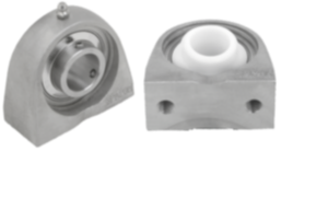 Unità cuscinetto con supporto ritto SPA, alloggiamento in acciaio inox Unità cuscinetto con supporto ritto SPA, alloggiamento in acciaio inox