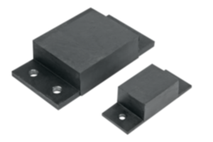 Rubber impact buffer rails steel  Rubber impact buffer rails steel