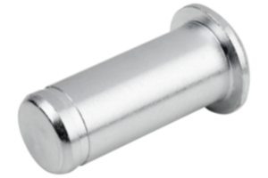 Perno con gola per anello di fermo adatto per teste a forcella Perno con gola per anello di fermo adatto per teste a forcella