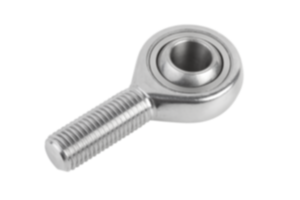 Rod ends with plain bearing external thread, stainless steel, DIN ISO 12240-4