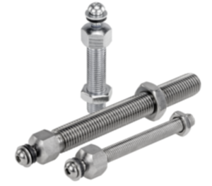 Gewindespindeln für Stellfüße aus Stahl oder Edelstahl Gewindespindeln für Stellfüße aus Stahl oder Edelstahl