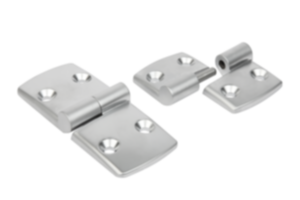 Cerniere in alluminio, amovibili, sx Cerniere in alluminio, amovibili, sx