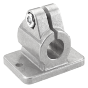 Tube clamps flange, aluminium Tube clamps flange, aluminium