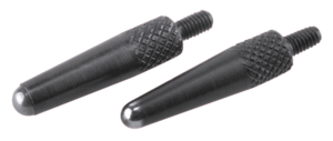 Probe inserts with domed point Probe inserts with domed point