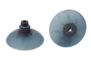 Ventosa a campana rotonda con attacco integrato Ventosa a campana rotonda con attacco integrato