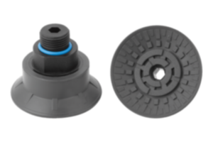 Ventosa piatta rotonda con attacco integrato  Ventosa piatta rotonda con attacco integrato