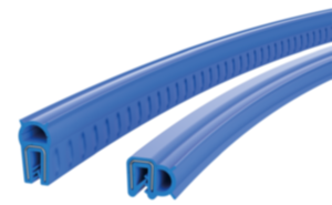 Profili di tenuta paraspigoli in silicone con fascetta di fissaggio integrata in acciaio inossidabile conformi FDA Profili di tenuta paraspigoli in silicone con fascetta di fissaggio integrata in acciaio inossidabile conformi FDA