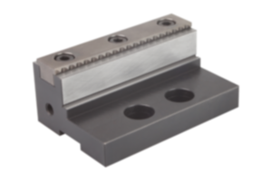 Ganascia di supporto a gradino con listello di presa Ganascia di supporto a gradino con listello di presa