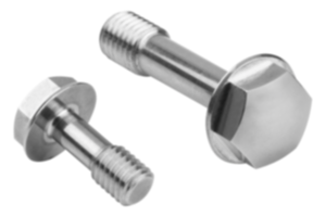 Hexagon head bolts with narrow shaft in Hygienic DESIGN