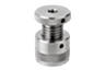 Appoggi a vite con base piana, acciaio inox