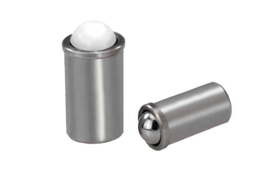 Pressori a molla modello liscio, lungo, acciaio inox