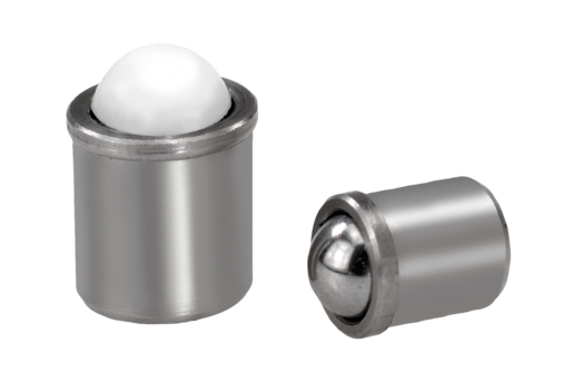 Pressori a molla modello liscio, acciaio inox