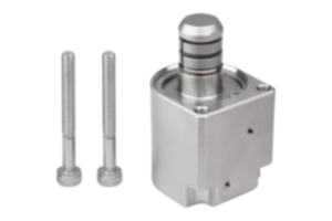 Morsa di centraggio acciaio inox, pneumatica