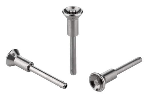 Imbastitori a sfere con impugnatura a fungo in acciaio inox
