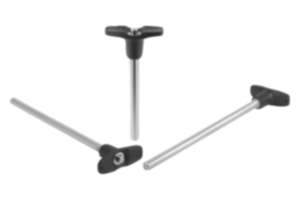 Imbastitore a sfere in acciaio inox con impugnatura a T con bloccaggio testa