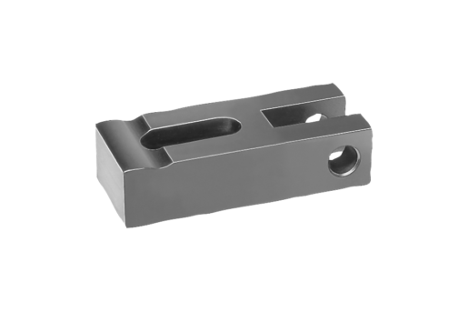 Staffe con intaglio e foro per asse