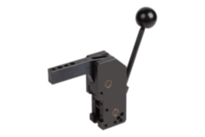 Morsa manuale verticale con schema di foratura frontale