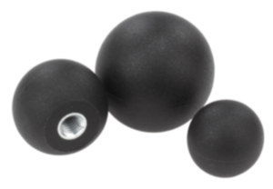 Pomelli a sfera resina termoplastica DIN 319