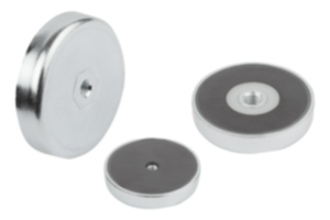 Magneti con filetto interno (magneti piatti) in ferrite dura