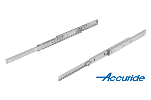 Guide telescopiche in acciaio inox per il montaggio laterale, estrazione extra, capacità di carico fino a 70 kg