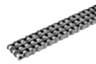 Catene a rulli triple DIN ISO 606, piastra di giunzione arcuata
