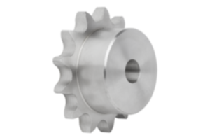 Ruote dentate semplici 3/4“ x 7/16“ in acciaio inox DIN ISO 606