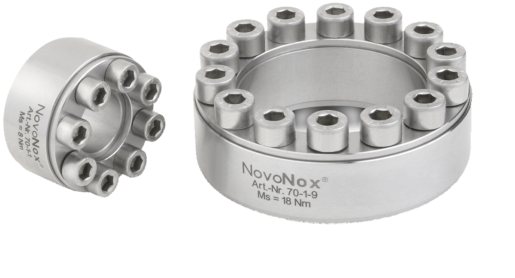 Calettatori forma G in acciaio inox