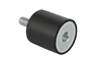 Tampone di gomma, acciaio o acciaio inox, tipo B